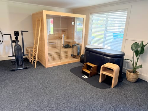 Customer photo review of 4-6 Person Traditional Sauna - 6kw Harvia Heater