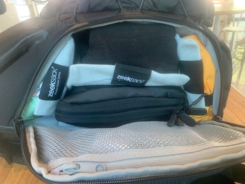 Customer photo review of The Underseat 15L