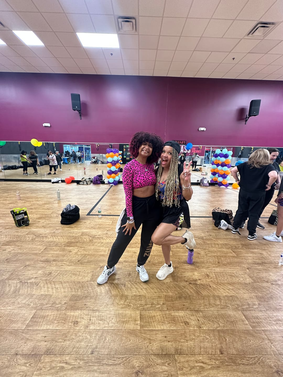 Customer photo review of Zumba 25 Mesh Double Layer Skort