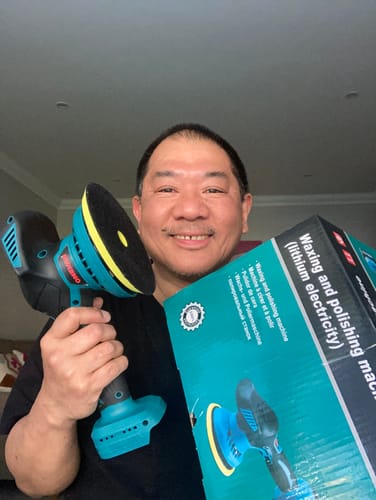 Customer photo review of ONEVAN 12Bar Pressure Washer & Polishing Machine Brushless Electric 2‑Pc. Combo Kit 3.0Ah