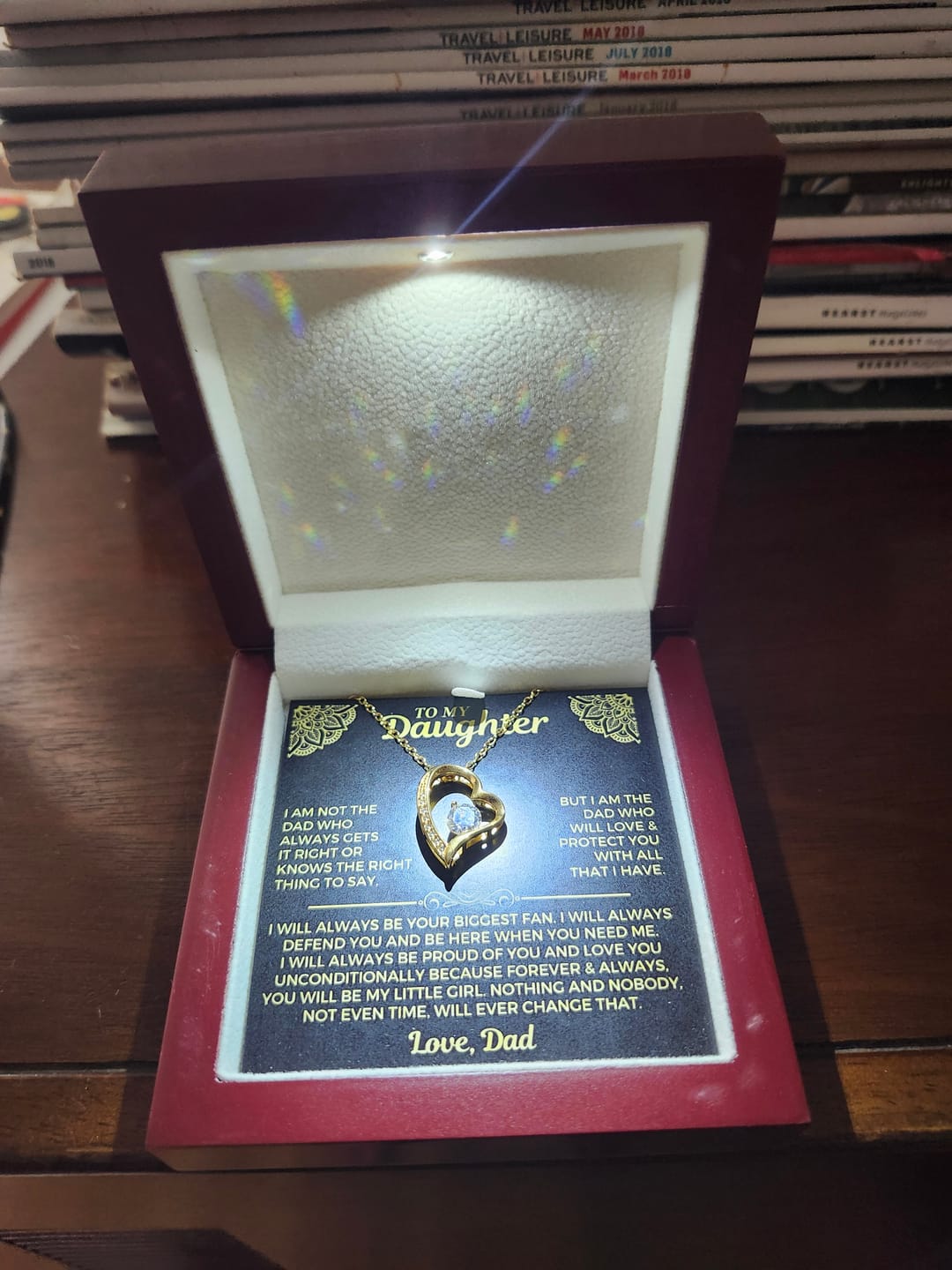 Customer photo review of To My Daughter - Love Dad - Beautiful Gift Set - SS559