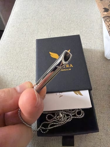 Customer photo review of Valkyra Breathing Necklace