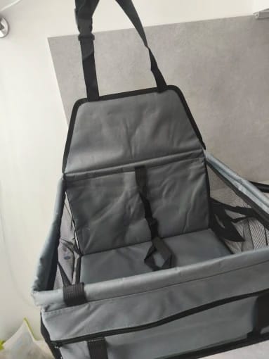 Customer photo review of WanderPup Comfort Dog Travel Seat
