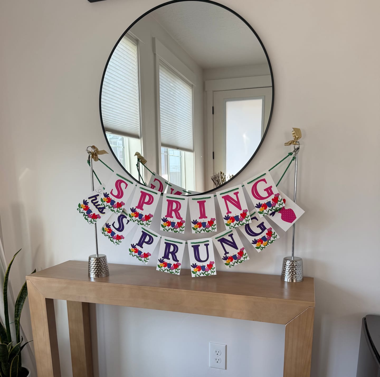 Customer photo review of Spring Has Sprung - Spring Banner