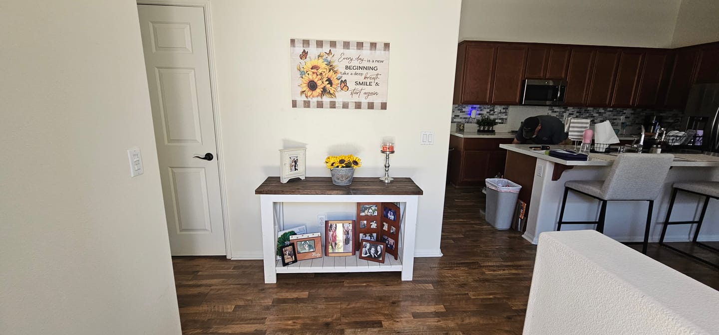 Customer photo review of Every Day is a New Beginning, Butterfly and Sunflower, Wall Art Canvas