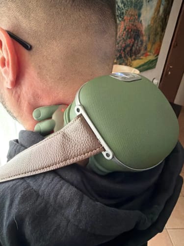 Customer photo review of ProRelief 4D Neck & Back Massager with Heat | Deep Tissue Shiatsu, Smart Pressure Adaptation, Cordless 70-Min Battery