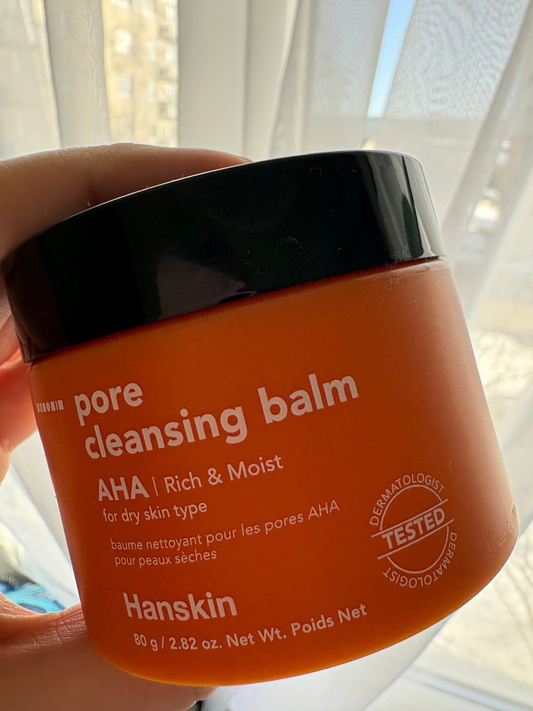 Customer photo review of Hidrofīlais balzams Hanskin Pore Cleansing Balm AHA