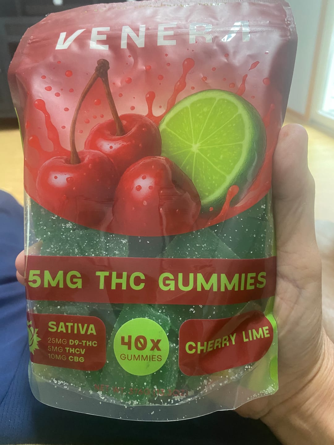 Customer photo review of D9 THC Gummies 40Ct