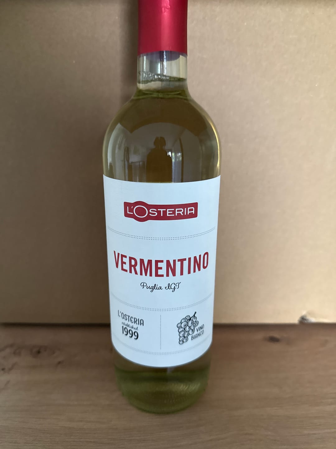 Customer photo review of L'Osteria Vermentino Di Puglia IGT, 6 Fl. | alc. 12,5%
