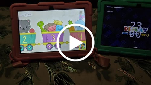 Videorecensie van een klant over DEPLAY Kids Tablet (10') PRO 4 | Beste Kindertablet | Blauw of Roze