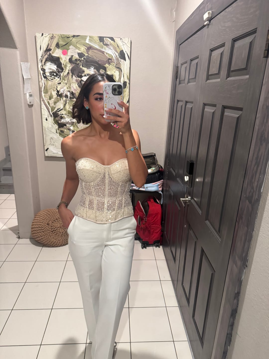 Customer photo review of Solène Shinny Corset
