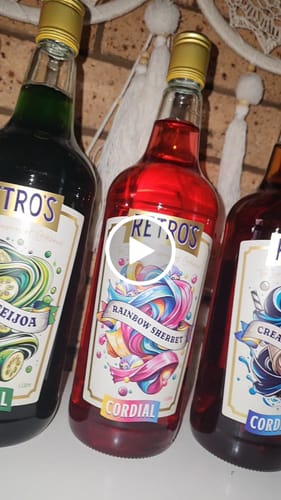 Customer video review of Retro's Rainbow Sherbert Cordial 1 Litre