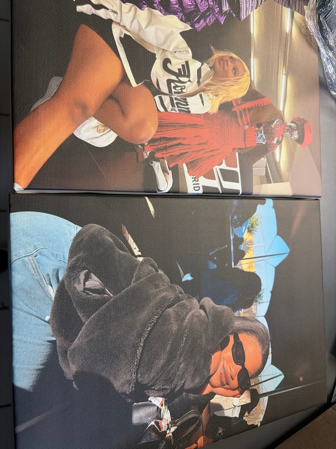 Customer photo review of 3 x A4 Canvas Combo