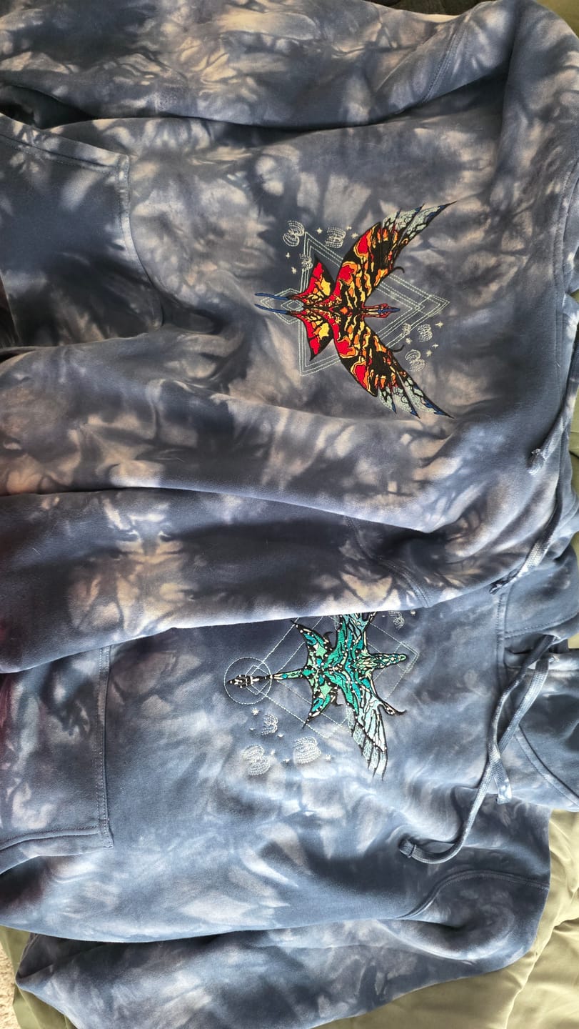 Customer photo review of *PRE-ORDER* Last Shadow Premium Tie Dye Hoodie