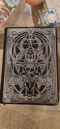 Customer photo review of The Darkest Magician 9-Pocket Trading Card Binder