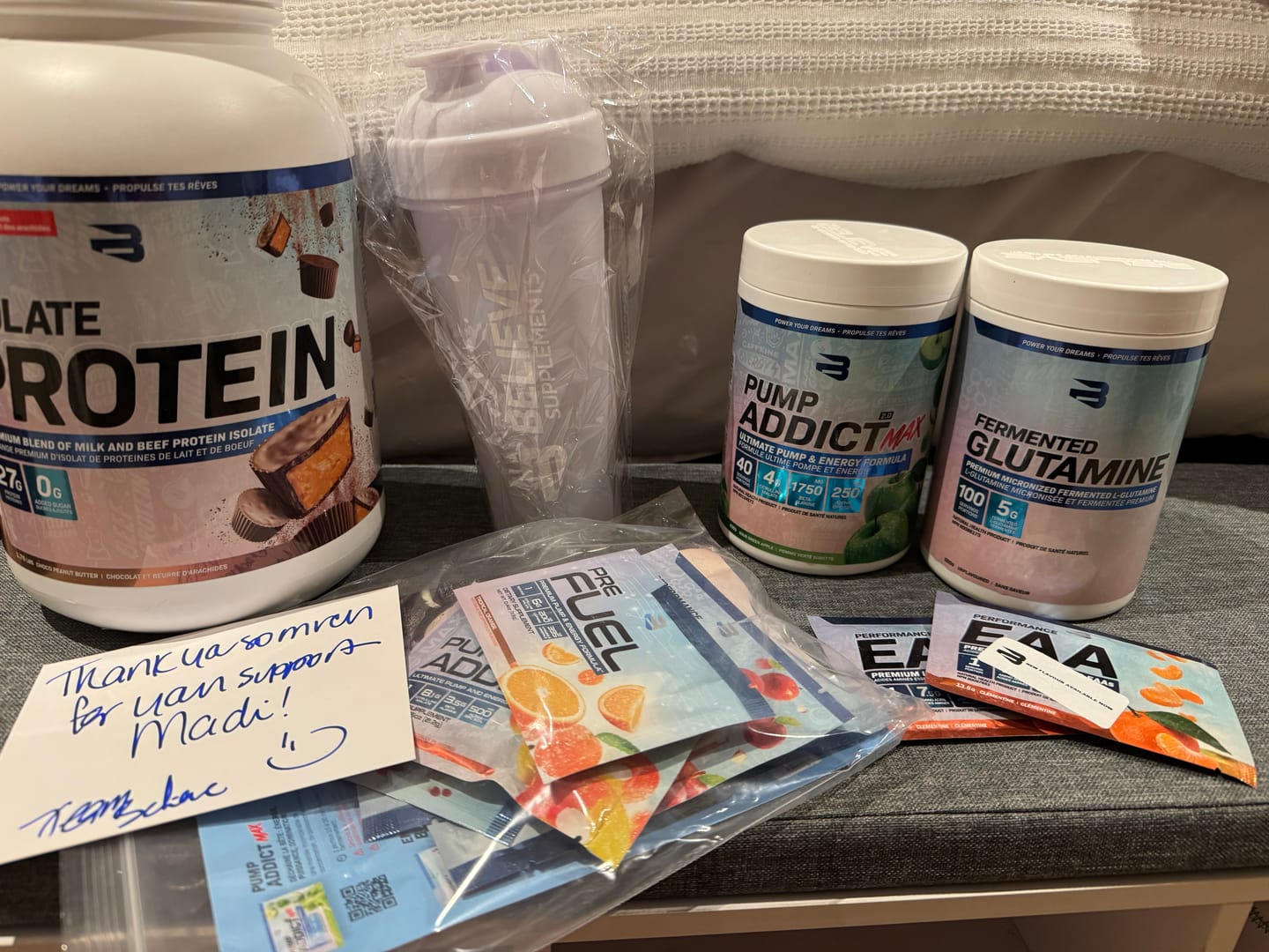Customer photo review of Isolate Protein