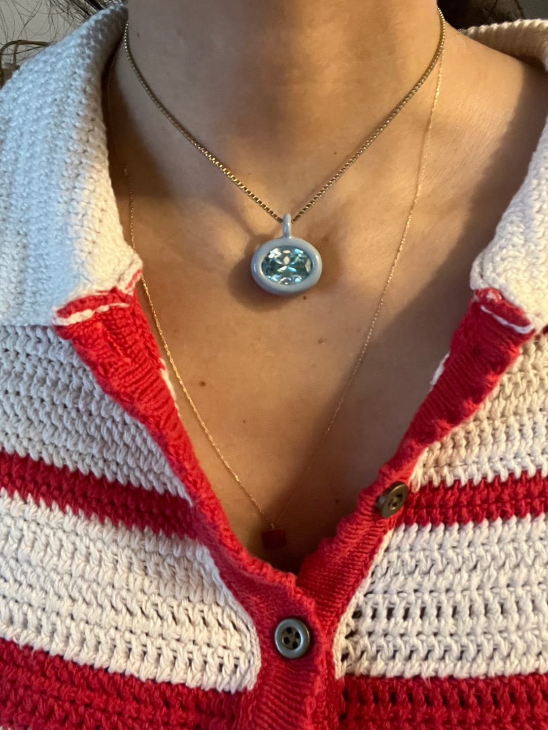 Customer photo review of The Birthstone Charm