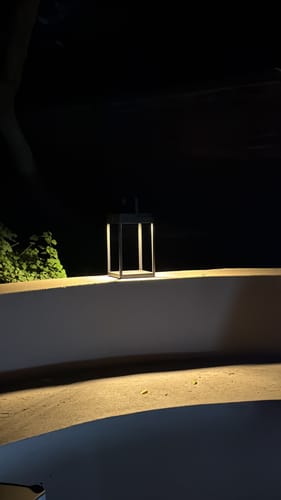 Customer photo review of Luxury Metal Solar Lantern