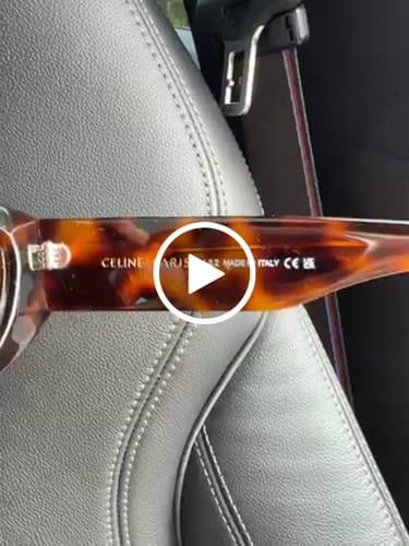 Customer video review of Celine Sunglasses 2026 CL40308U