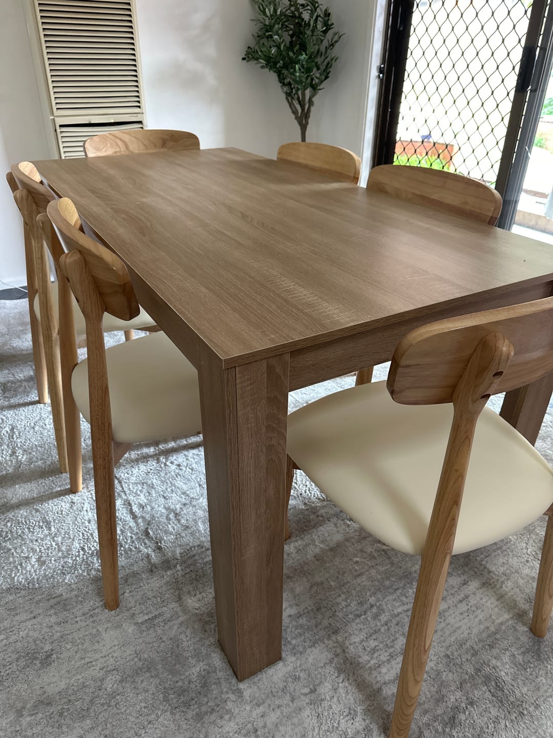 Customer photo review of 2x Dining Chairs Kitchen Chair