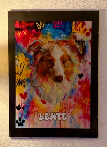 Customer photo review of Graffiti - Gepersonaliseerde Poster