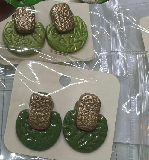 Customer photo review of Annie Layered Stud Polymer Clay Cutter Set