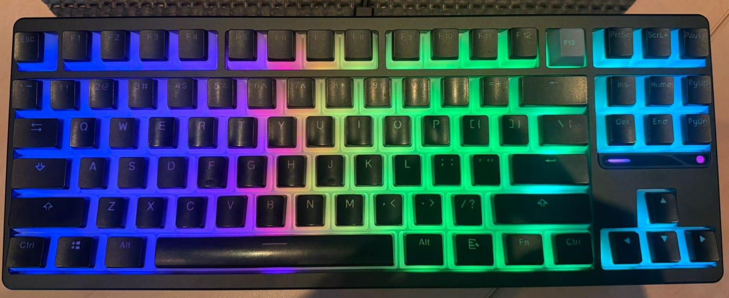 Customer photo review of Evoworks -  Evo80 80% TKL Mechanical Keyboard