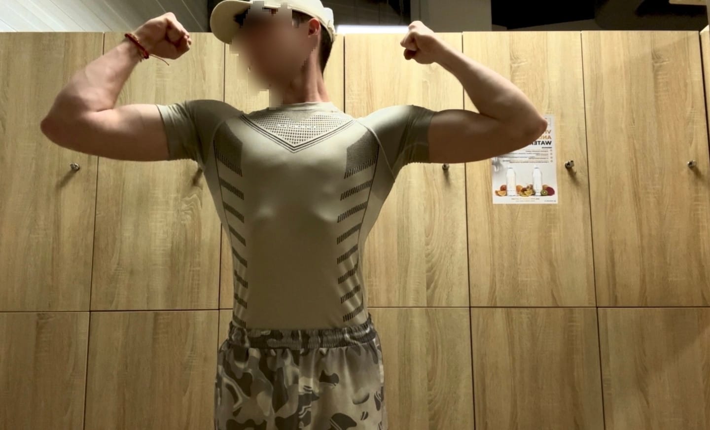 Customer photo review of 465 Superhero Compression Tees