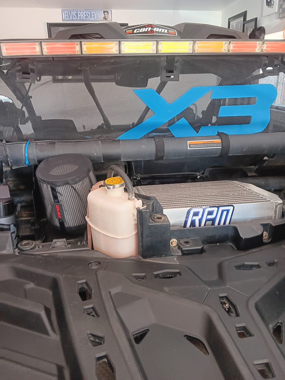 Customer photo review of RPM Can-Am X3 High Flow Carbon Intake Kit