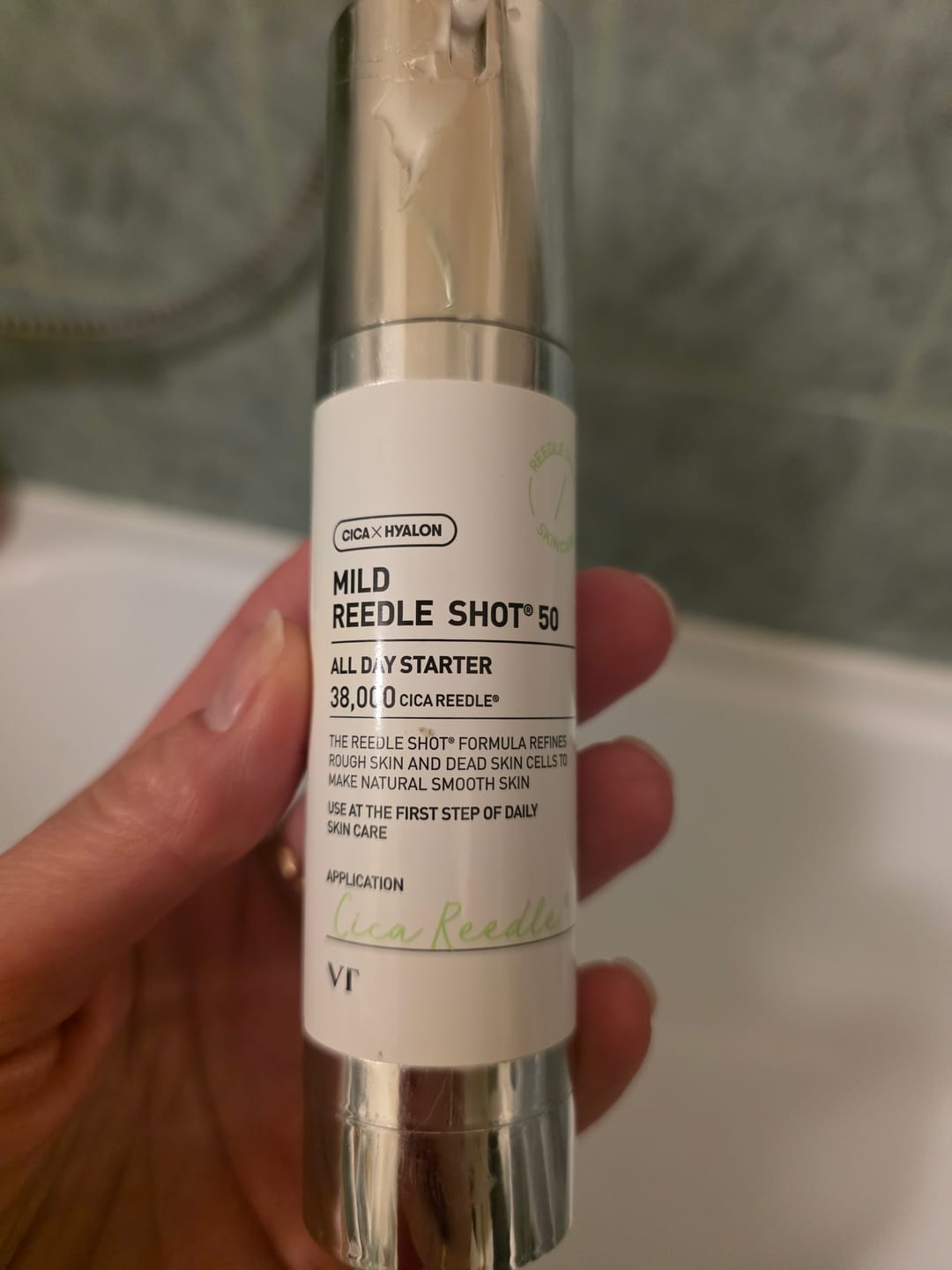 Customer photo review of Serums-būsteris ar mikroadatām ikdienas lietošanai VT Cosmetics Mild Reedle Shot 50