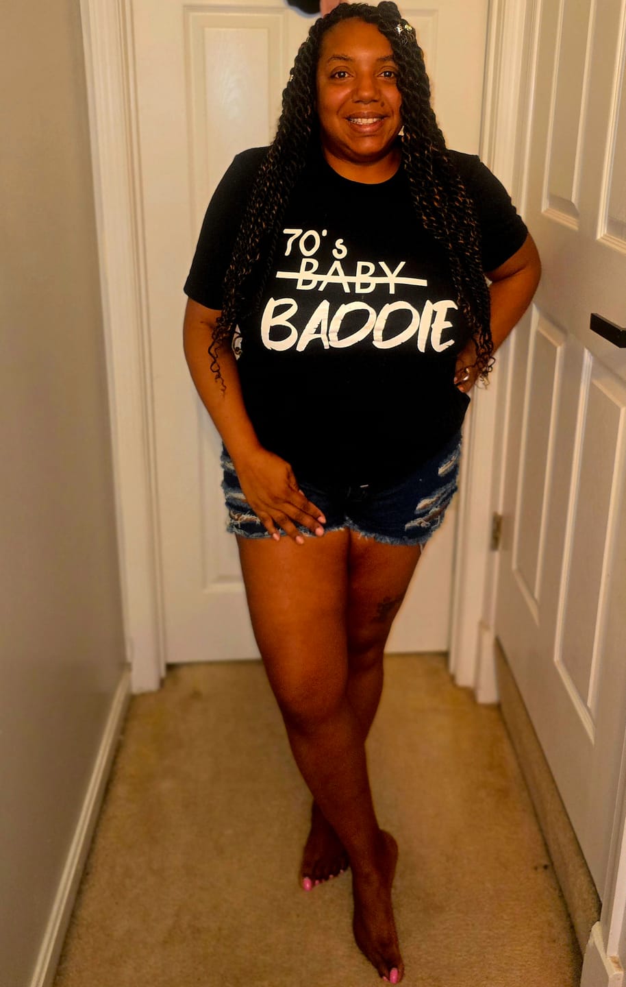 Customer photo review of Issa 70’s BADDIE