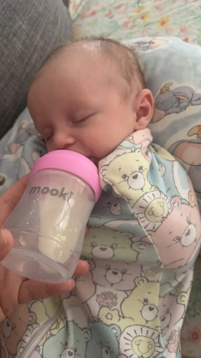 Customer photo review of (Build Your Own) The One Baby Bottle (Twin Pack)