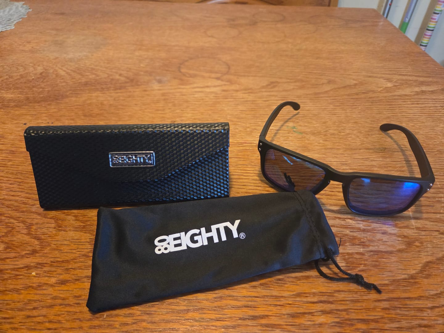 Customer photo review of 80Eighty® Polarized Sunglasses - Blue Chrome