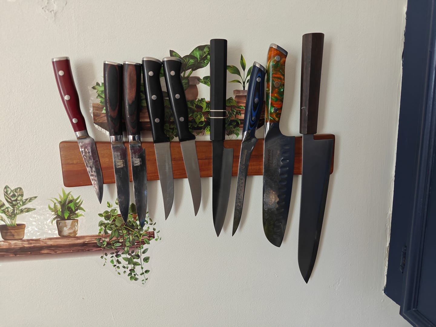 Customer photo review of Petty Blue Steel Ebony Wood Handle 140mm/5.5in