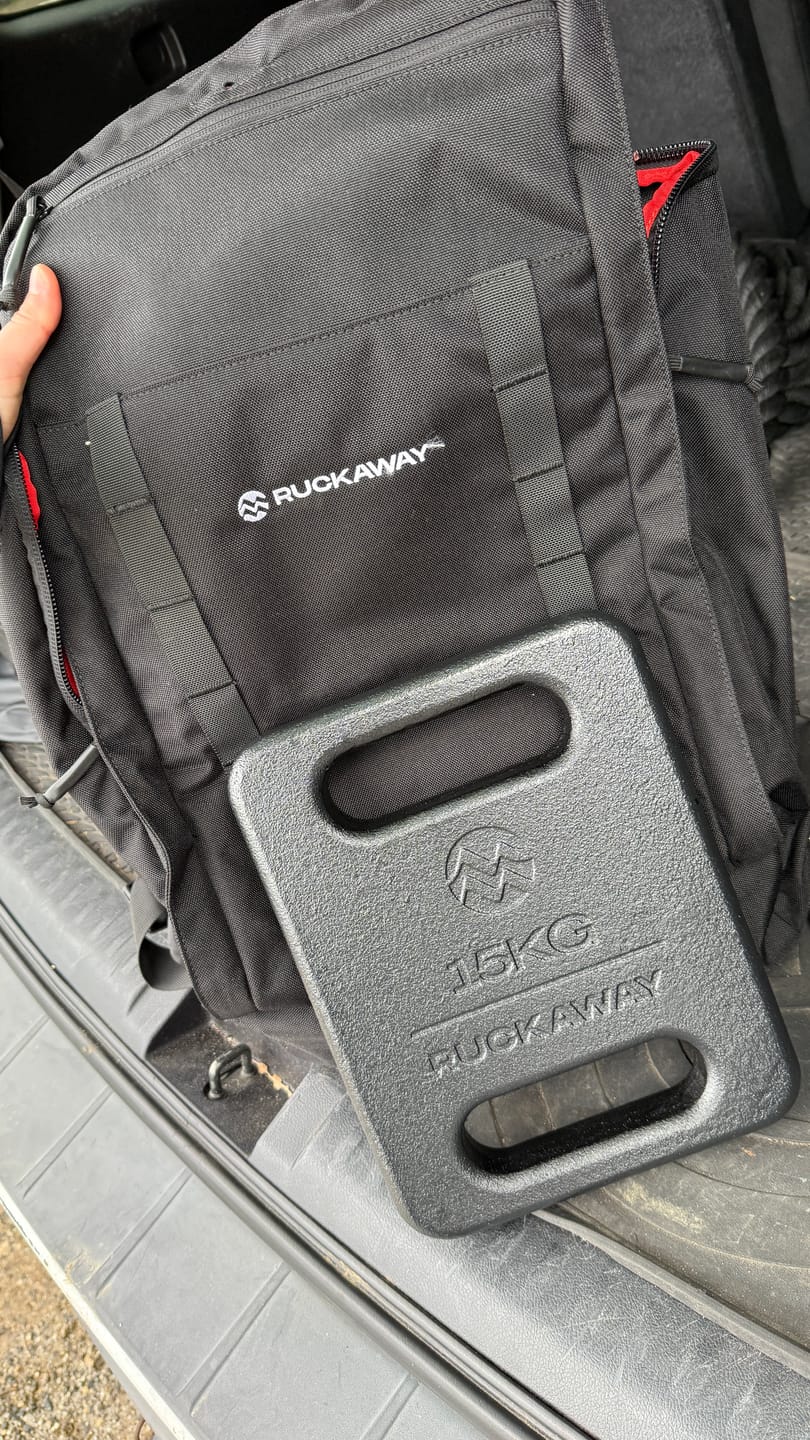Customer photo review of RUCKING BACKPACK