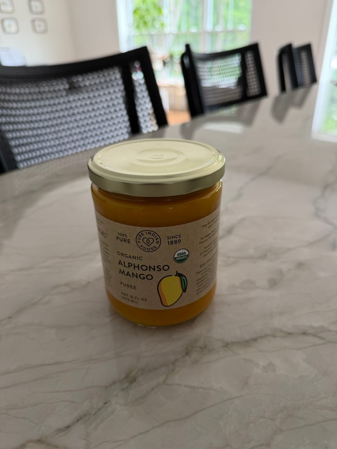 Customer photo review of Alphonso Mango Puree, Certified Organic - 16 oz