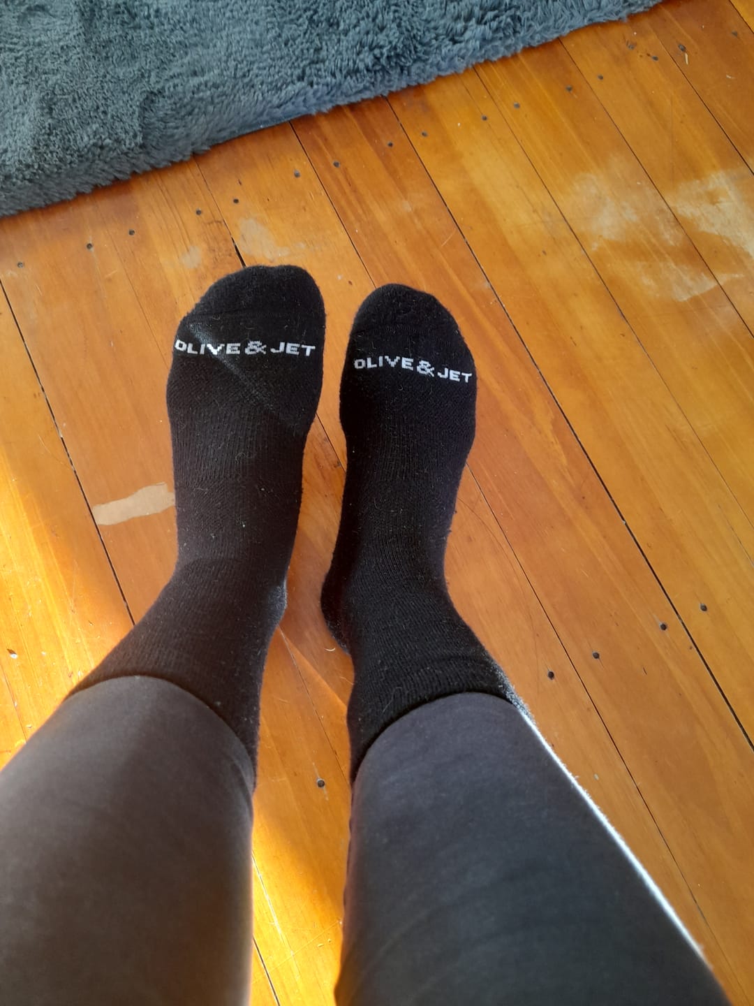 Customer photo review of Quarter Socks