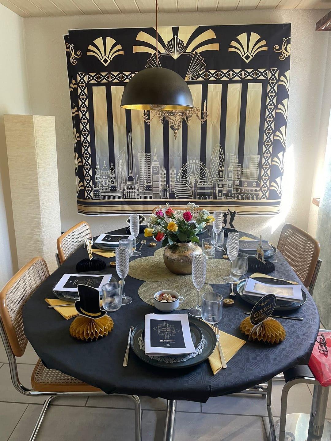 Customer photo review of 1920s Murder Mystery Game Kit