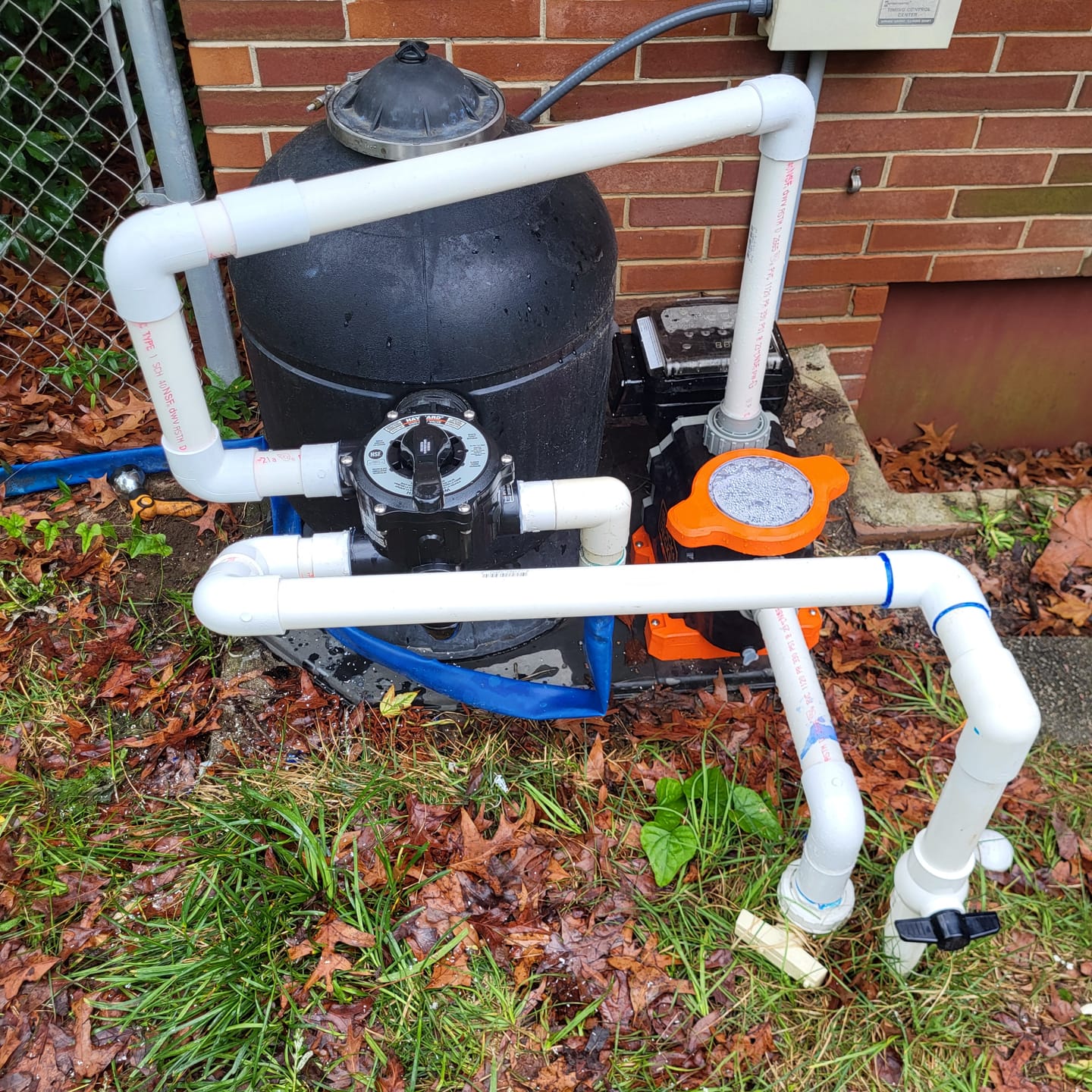 Customer photo review of Hayward SP0710X62 Side Mount Multiport Valve