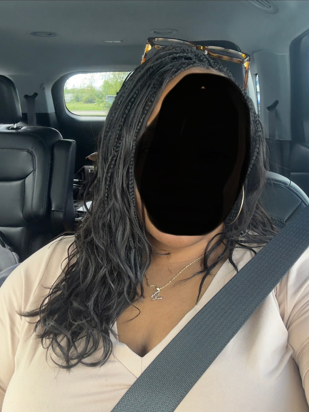Customer photo review of Loose Wave Bulk Hair Extensions for Braiding