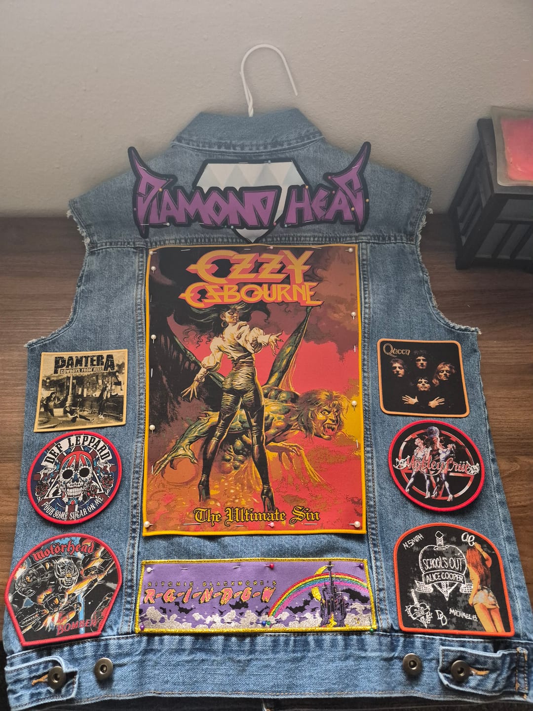 Customer photo review of Ozzy Osbourne - The Ultimate Sin - Backpatch