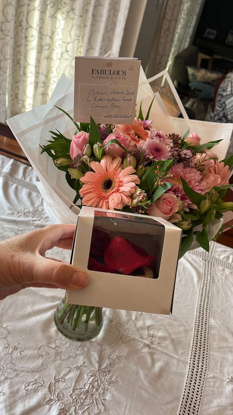 Customer photo review of Country Garden Bouquet