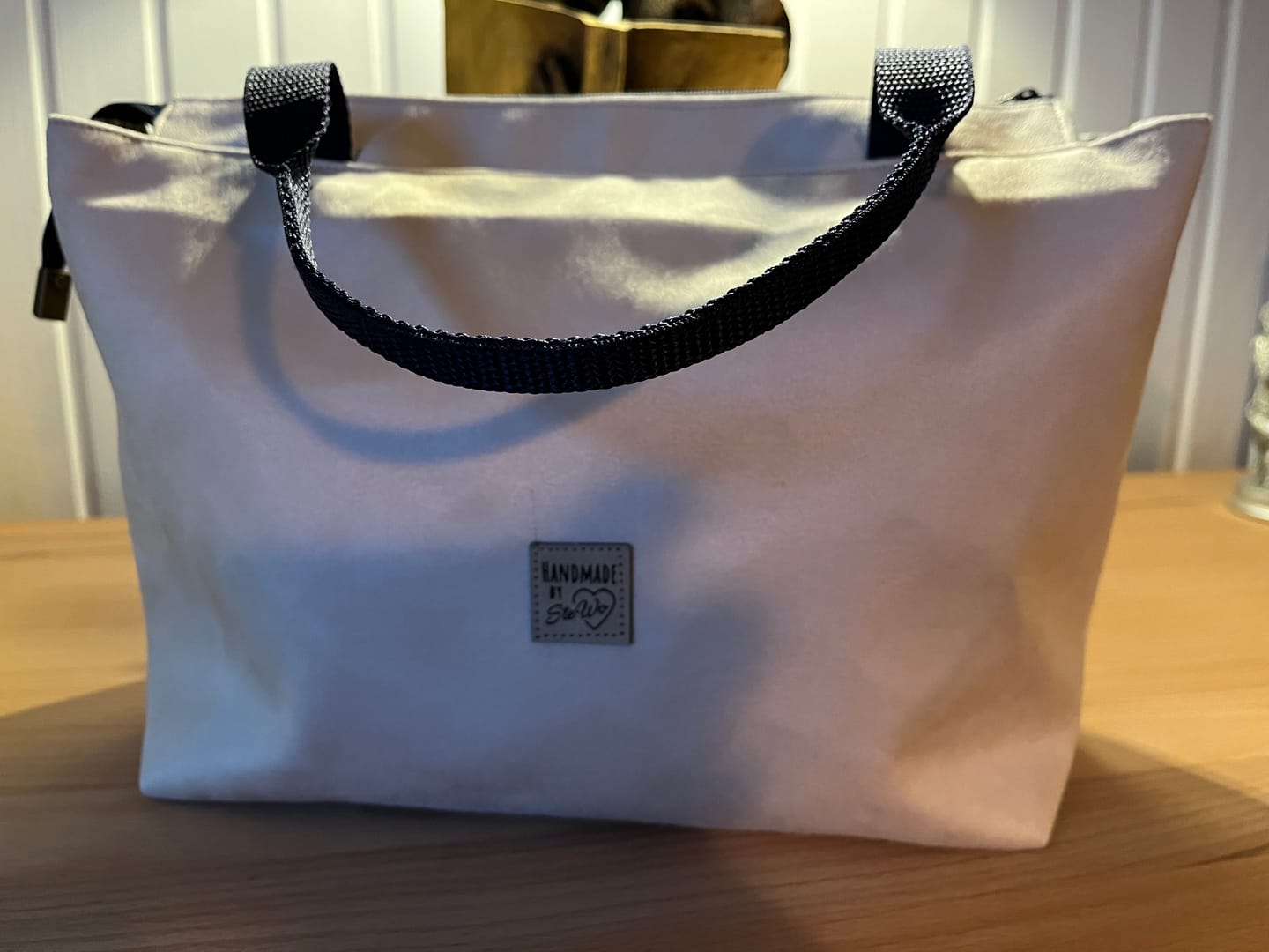 Customer photo review of Kunstleder Labels personalisiert mit Name oder Logo
