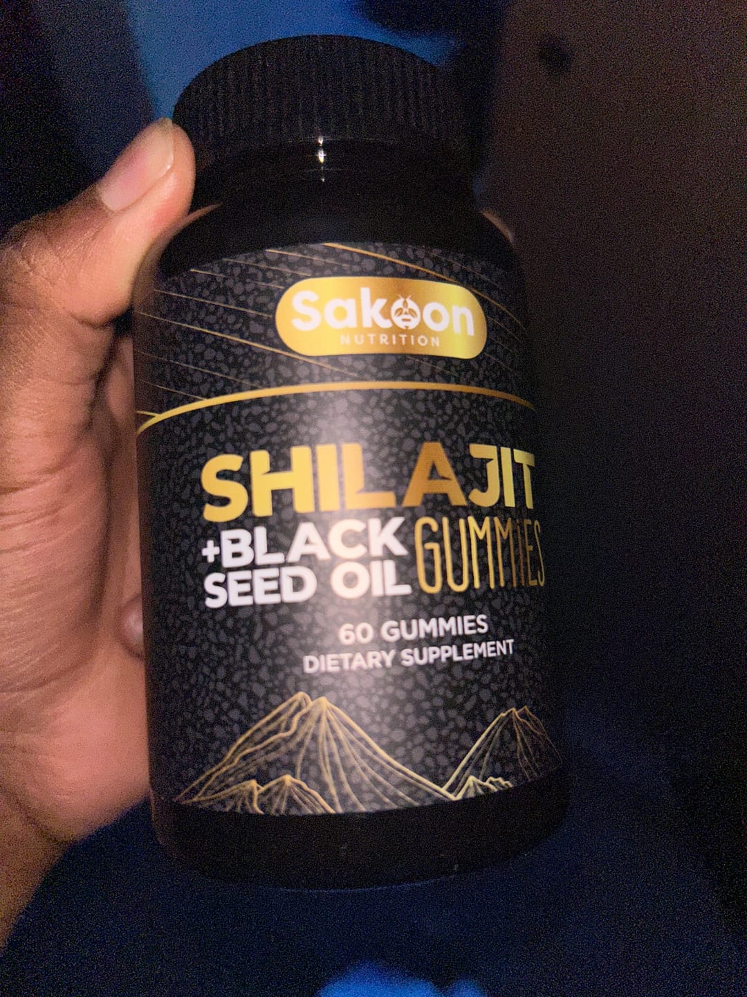 Customer photo review of Himalayan Shilajit Gummies with Black Seed Oil