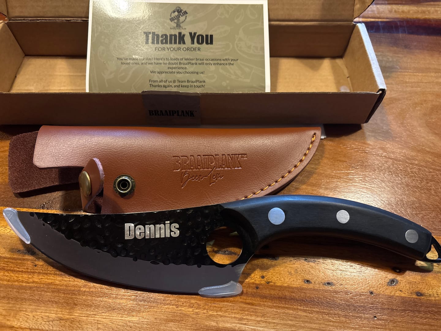 Customer photo review of BRAAIPLANK™ "BEENLEM" HAMMER FORGED BONING KNIFE