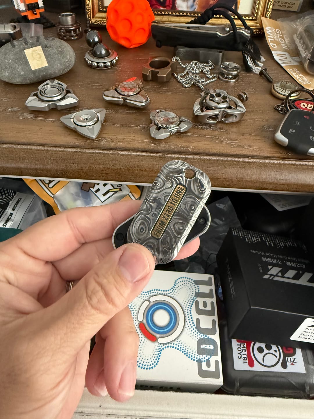 Customer photo review of Soap Slider Damasteel