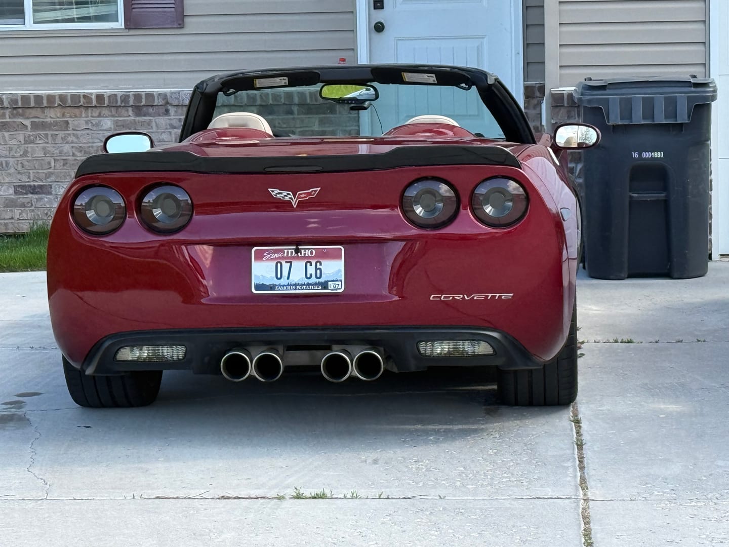 Customer photo review of Corvette C6 ZR1 Extended Rear Trunk Spoiler
