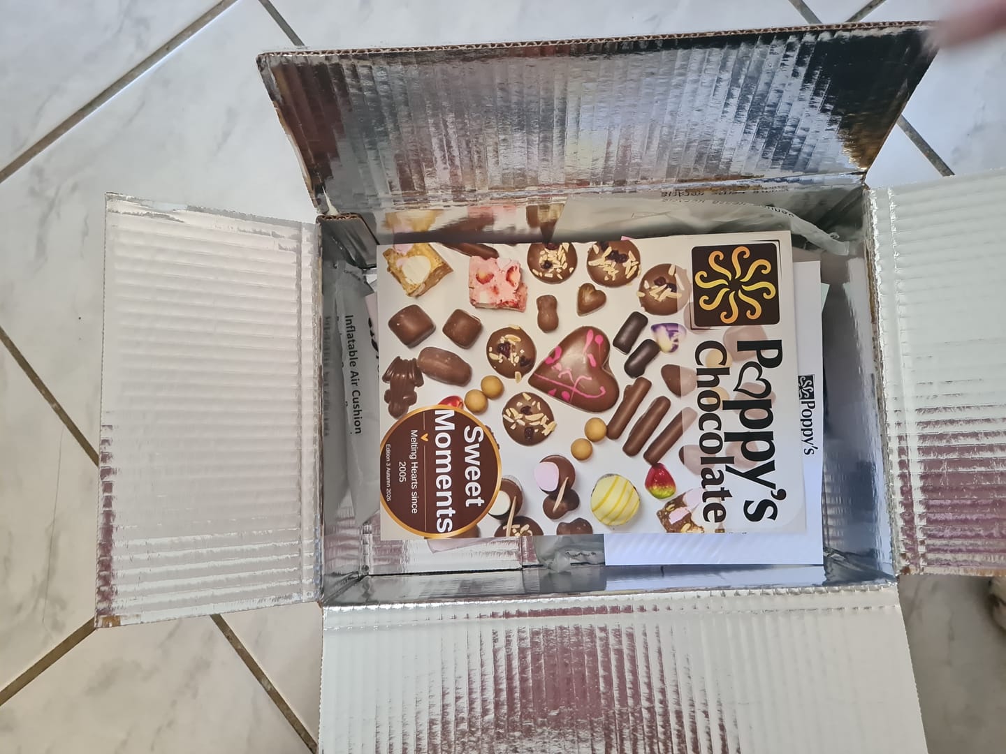 Customer photo review of Chocolate Pie Variety Box - with Pistachio Kataifi Pie