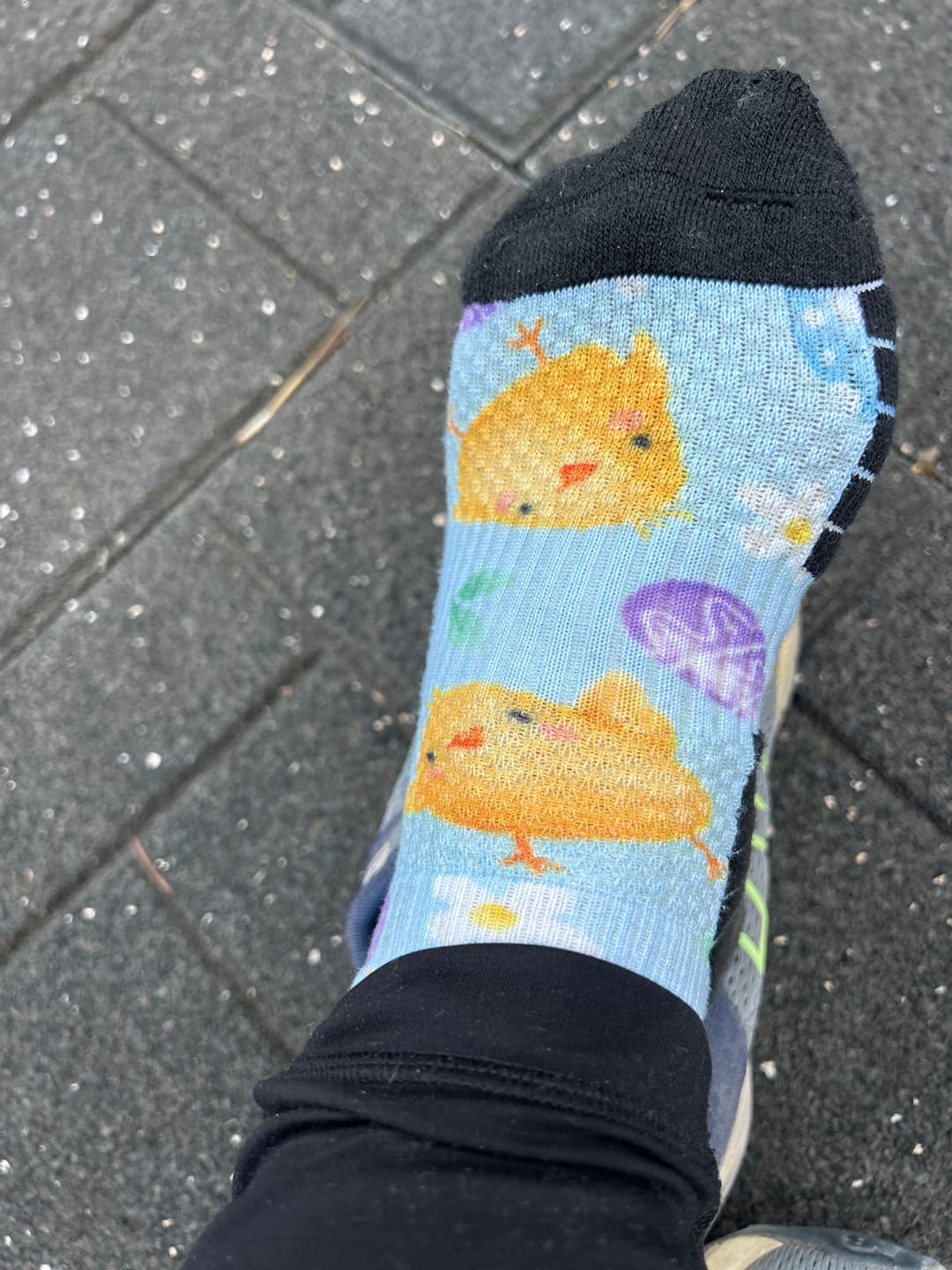 Customer photo review of Chicks Ankle Compression Socks