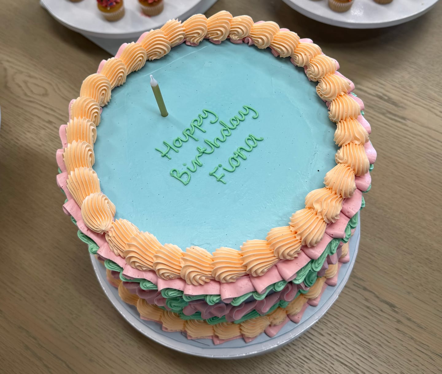 Customer photo review of Design your own Bespoke Vintage Cake